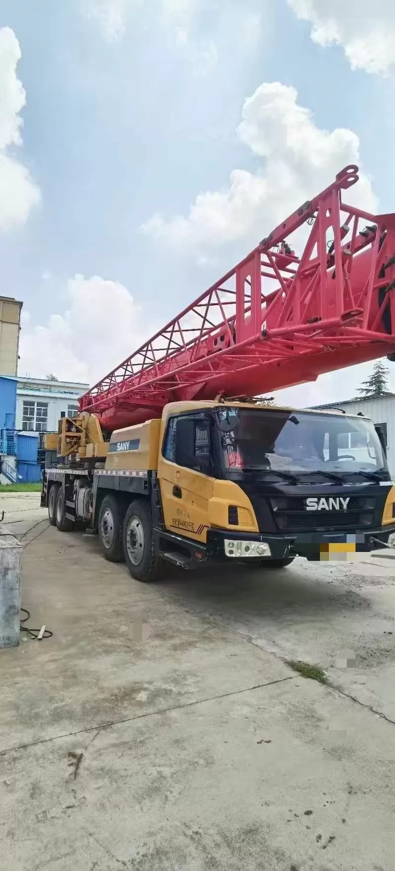 2020 колдонулган crane sany 55t stc550t6 жүк ташуучу кран көтөрүүчү машина дөңгөлөктүү кран