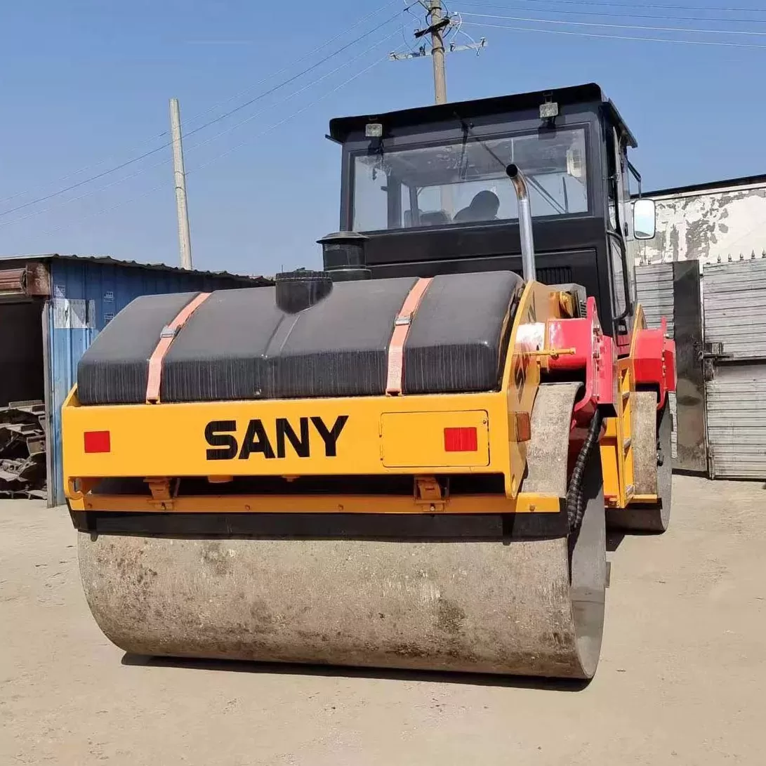 used sany double drum road roller yzc13c road bulding mchinery